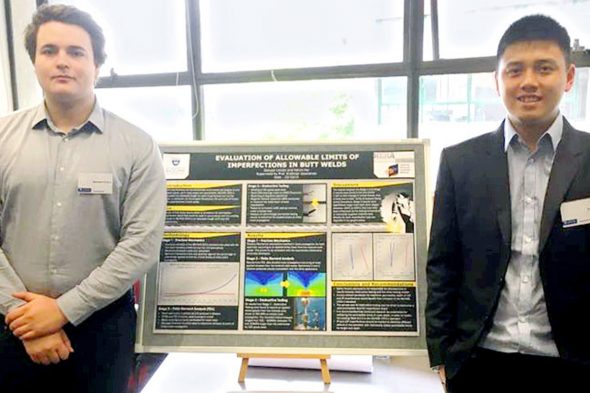 20160427_News_EvaluationOfAllowableLimitsOfImperfectionsInButtWelds_WELD uoa-student-butt-weld-project