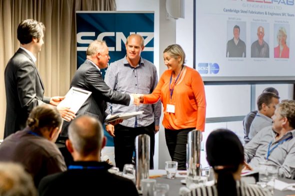 20160520_News_CertifiedSteelFabricatorsCelebratedInQueenstown_WELD sfc-certificate-presentation