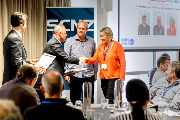 20160520_News_CertifiedSteelFabricatorsCelebratedInQueenstown_WELD sfc-certificate-presentation