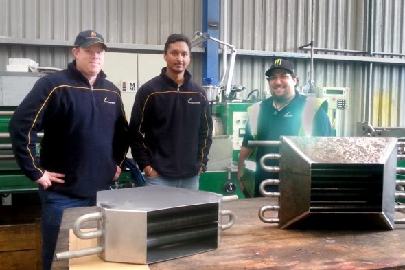 20160921_News_AGGATtestRigFabricationProgressing_INDEV abs-test-rig-fin-tube