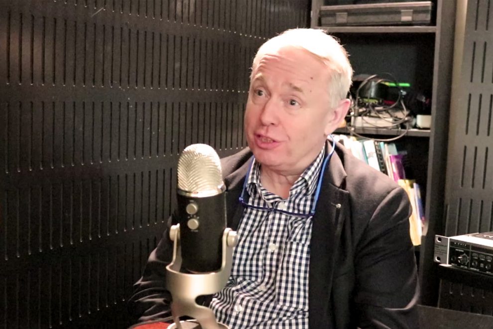 Goran Roos in studio podcast-goran