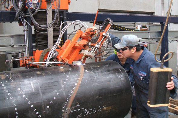 Inspecting weld sections grayson-engineering